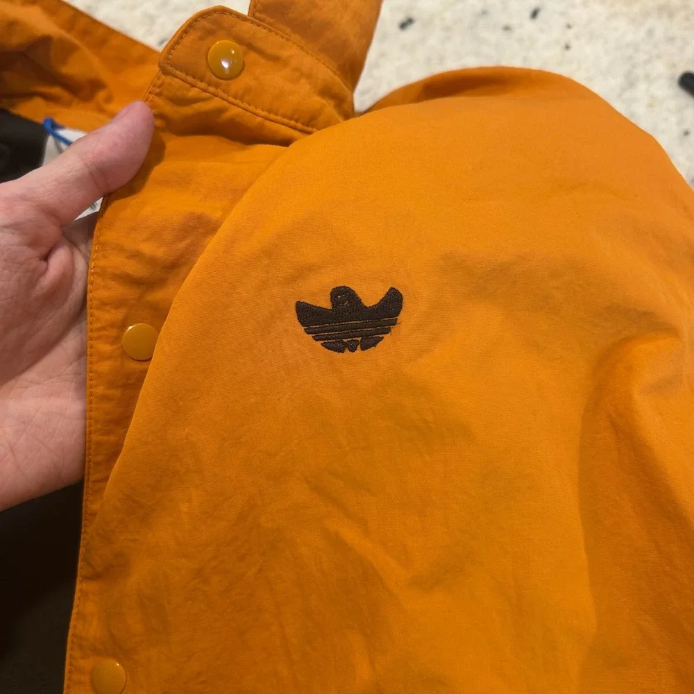 Adidas Skateboarding Jacket Men XS Orange Mark‎ Gonzales Shmoo Windbreaker
